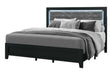 Reid Black Bed Group with LED