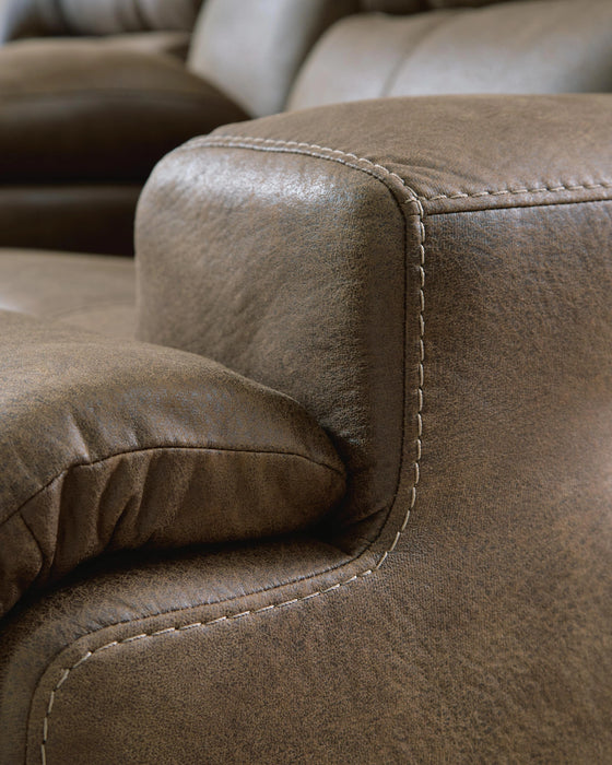 Time-Piece Power Reclining Loveseat with Console