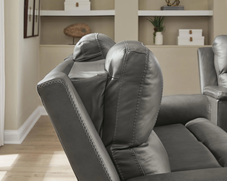 Beryton Power Reclining Loveseat with Console