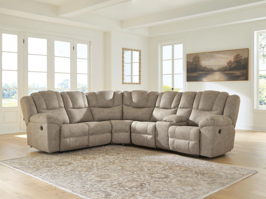 Ravenswaye Reclining Sectional with Console