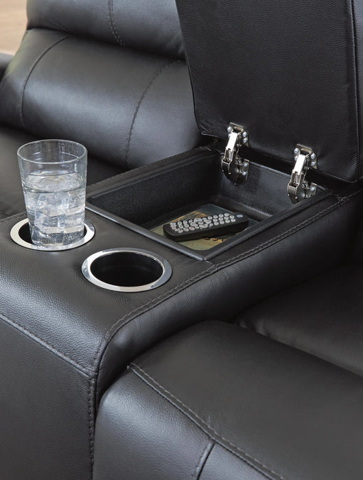 Danemere Reclining Loveseat with Console