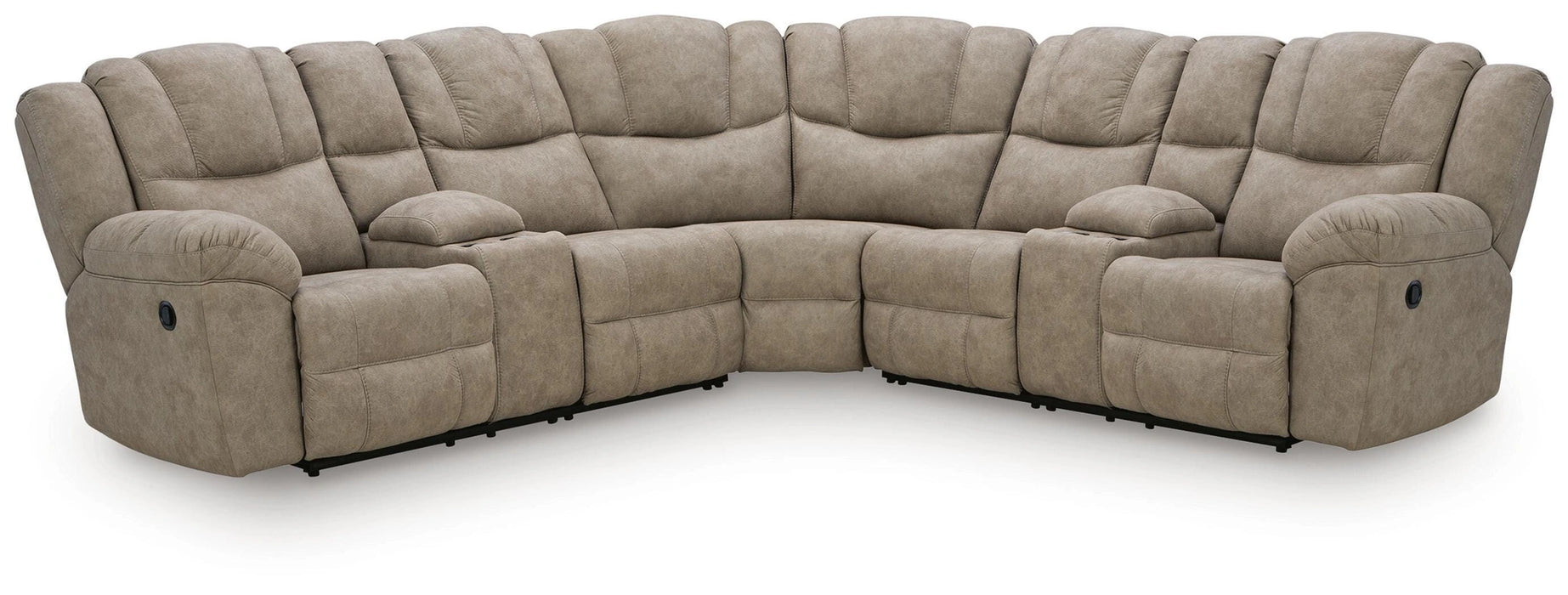 Ravenswaye Reclining Sectional with Double Console