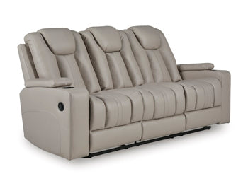 Next Move Reclining Sofa with Drop Down Table