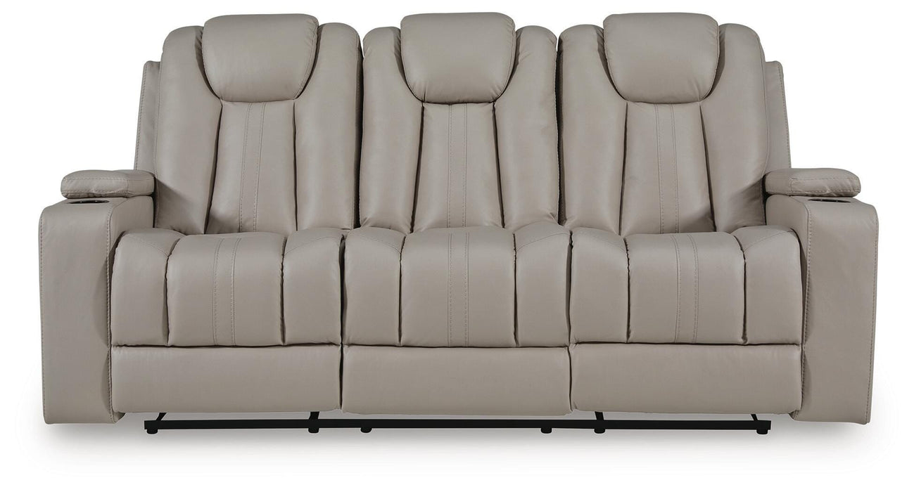 Next Move Reclining Sofa with Drop Down Table