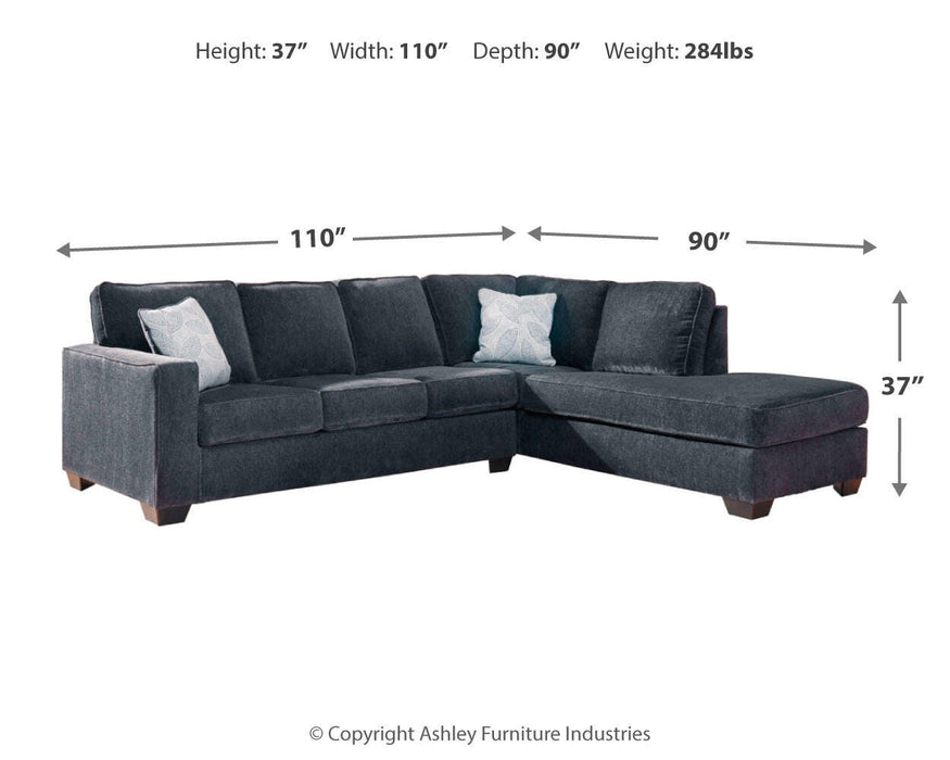 Altari Sleeper Sectional with Chaise - Smart Rent To Own (PA) - Multi Location