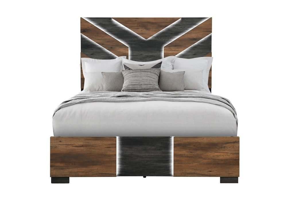 Optimus Brown/Black Bed