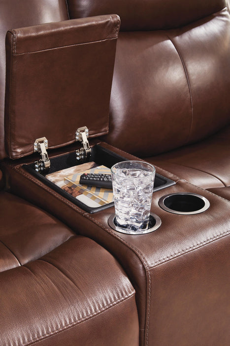 Momentum Moves Power Reclining Loveseat with Console