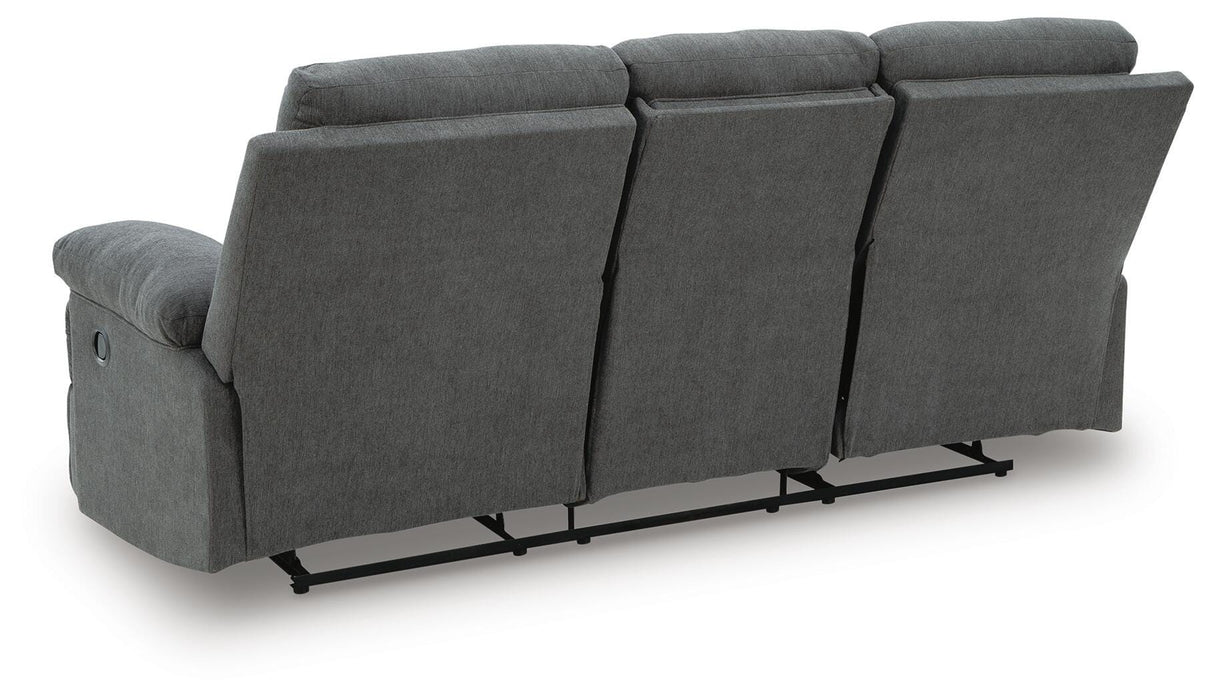 Tarrant Reclining Sofa with Drop Down Table