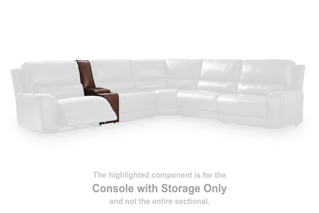 Silverbrooke Reclining Sectional with Chaise and Storage Consoles
