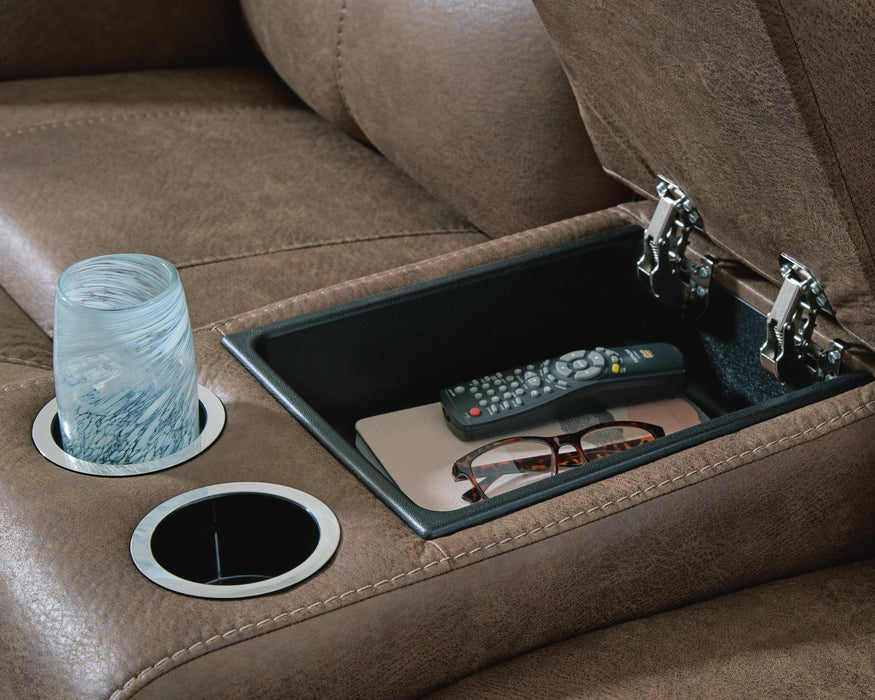 Time-Piece Power Reclining Loveseat with Console