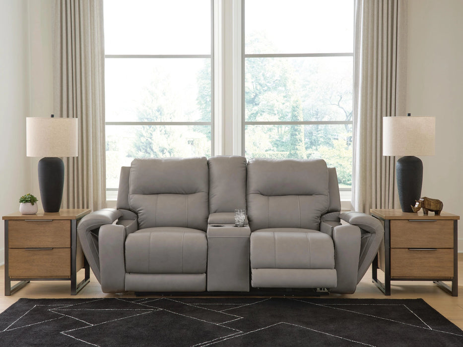 Trendsetter Power Reclining Loveseat with Audio Seating