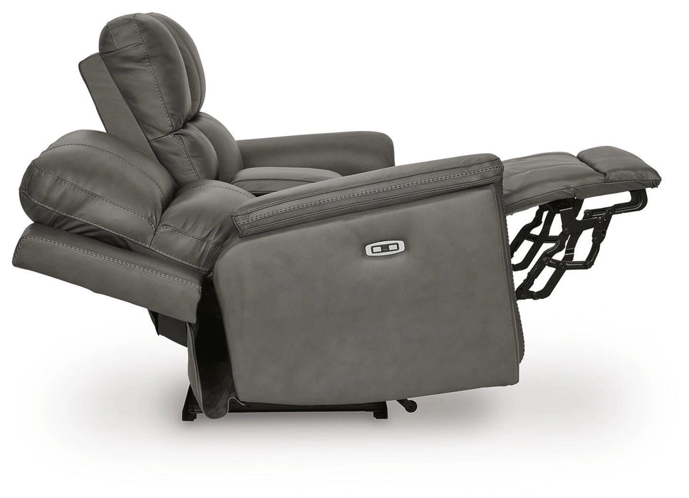 Beryton Power Reclining Loveseat with Console