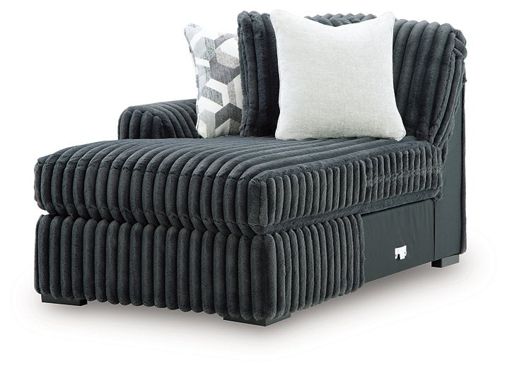 Midnight-Madness Sectional Sofa with Chaise