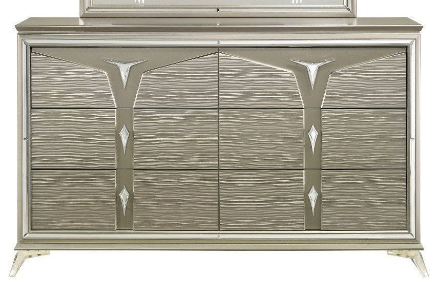 Galaxy Home Samantha Dresser in Silver image