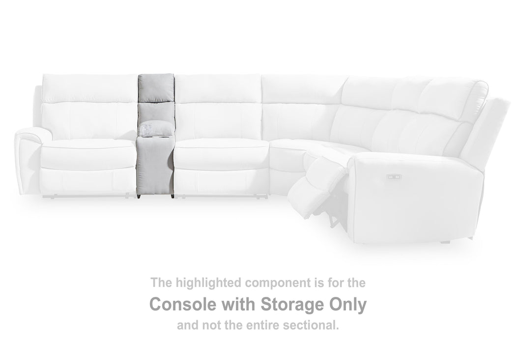 Grafton Pike Reclining Sectional with Storage Console