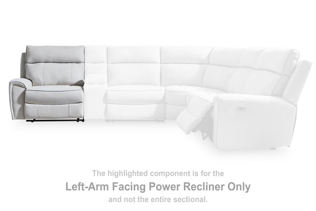 Grafton Pike Reclining Sectional with Storage Console