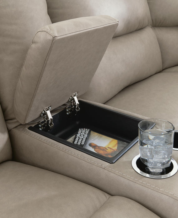 Brannigan Reclining Sectional with Storage Console
