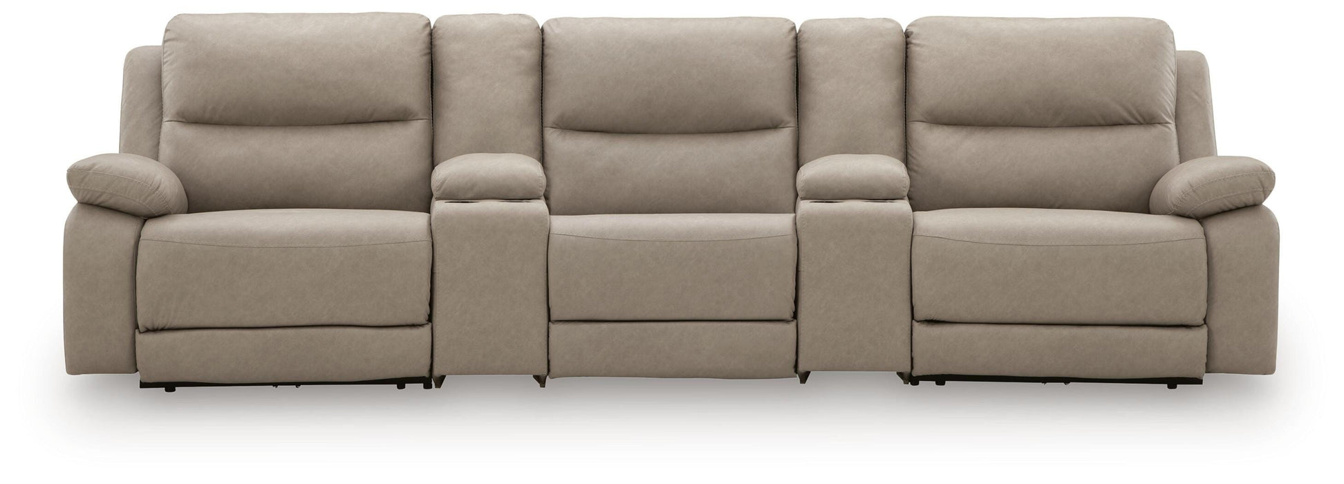 Brannigan Reclining Sectional with Storage Consoles