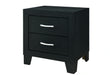 Reid Black Bed Group with LED