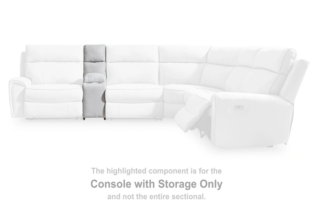 Grafton Pike Reclining Sectional with Storage Console