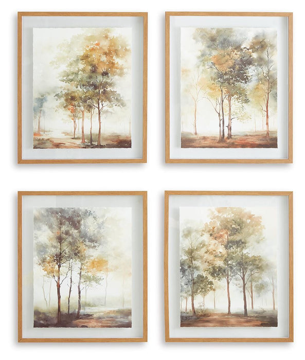 Bryneford Wall Art (Set of 4) - Smart Rent To Own (PA) - Multi Location