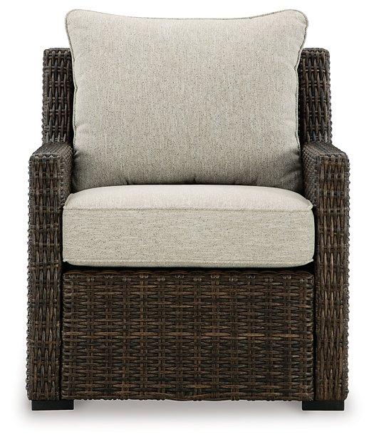 Brook Ranch Outdoor Lounge Chair with Cushion