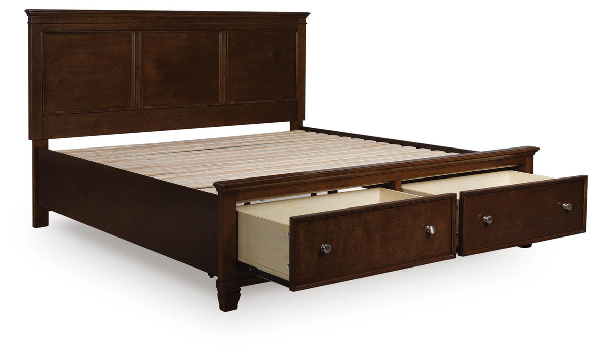Danabrin Panel Storage Bed