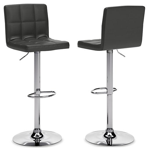 Bellatier Adjustable Height Bar Stool - Smart Rent To Own (PA) - Multi Location