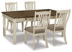 Bolanburg Dining Set - Smart Rent To Own (PA) - Multi Location