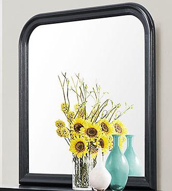 Galaxy Home Louis Phillipe Mirror in Black GHF-808857804365 image