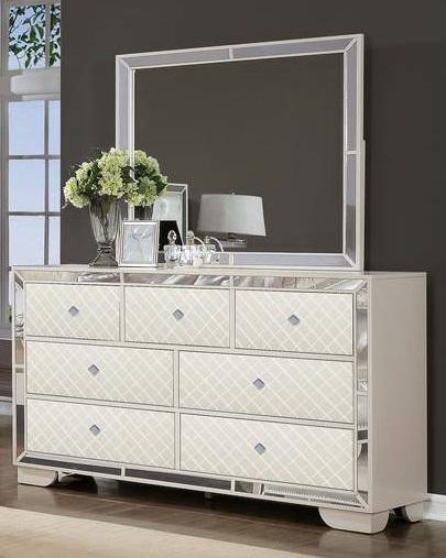 Galaxy Home Madison 7 Drawer Dresser in Beige GHF-808857991515