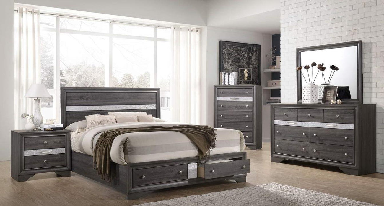 Galaxy Home Matrix 9 Drawer Dresser in Gray GHF-808857668714