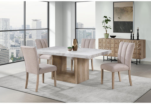 D02 NATURAL DINING TABLE + 8 D8683 DINING CHAIRS - Smart Rent To Own (PA) - Multi Location