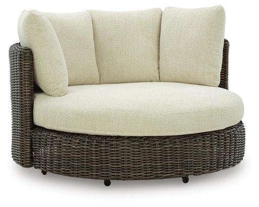 Kimora Outdoor Swivel Lounge Chair with Cushion - Smart Rent To Own (PA) - Multi Location