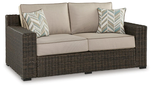 Coastline Bay Outdoor Loveseat with Cushion - Smart Rent To Own (PA) - Multi Location