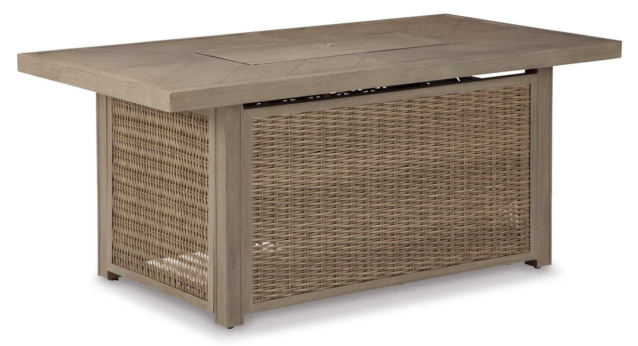 Beachcroft Outdoor Sofa, Lounge Chairs and Fire Pit - Smart Rent To Own (PA) - Multi Location