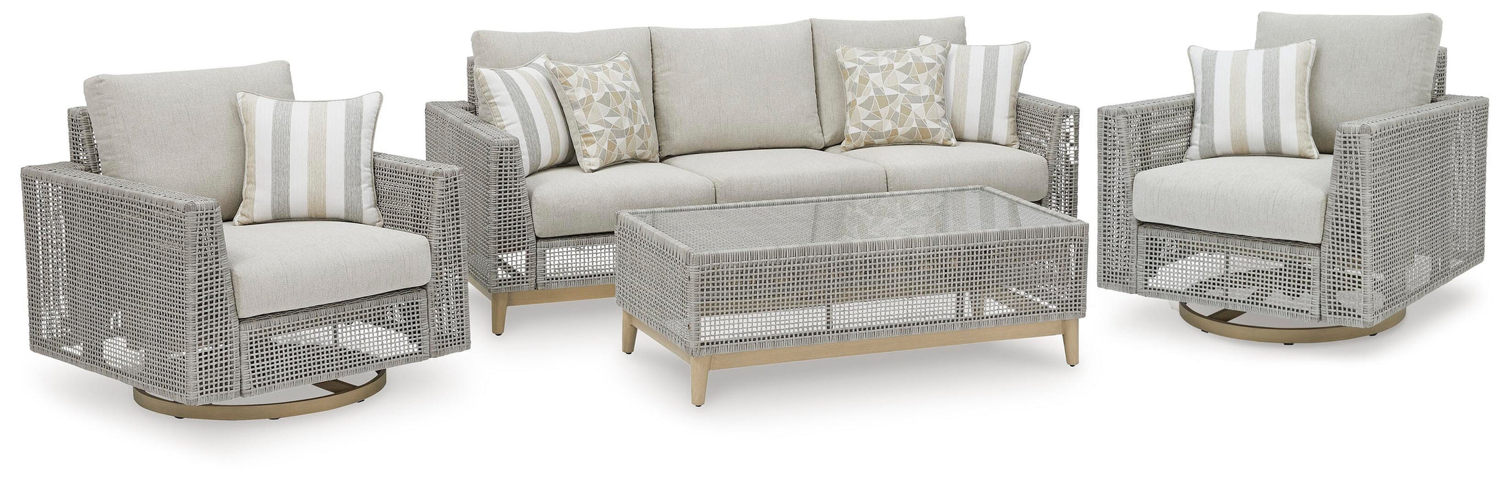 Seton Creek Outdoor Upholstery Set - Smart Rent To Own (PA) - Multi Location