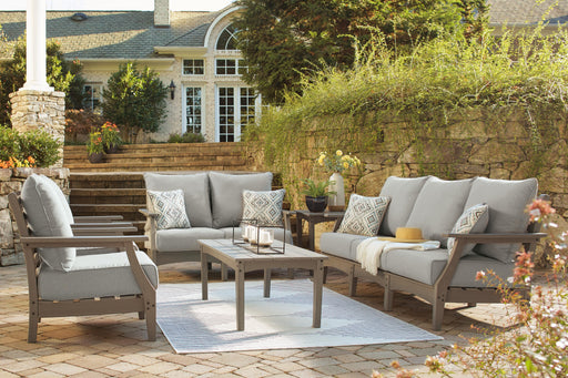 Visola Outdoor Sofa and Loveseat Set - Smart Rent To Own (PA) - Multi Location