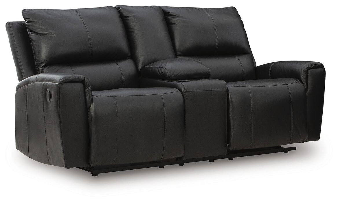 Danemere Reclining Loveseat with Console