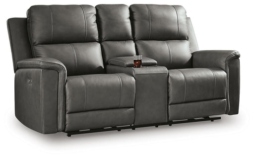 Beryton Power Reclining Loveseat with Console - Smart Rent To Own (PA) - Multi Location