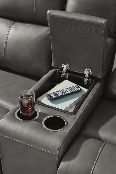 Beryton Power Reclining Loveseat with Console