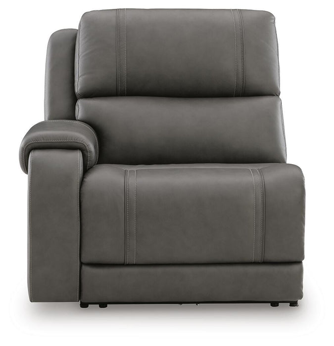 5Z-Harrenhurst Power Reclining Sectional Loveseat with Console