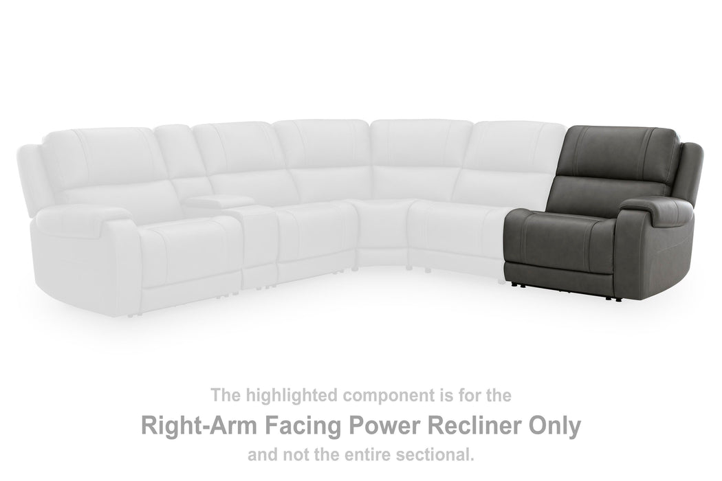 5Z-Harrenhurst Power Reclining Sectional