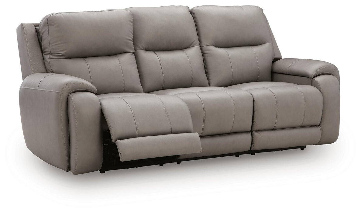 Trendsetter Power Reclining Sofa with Audio Seating