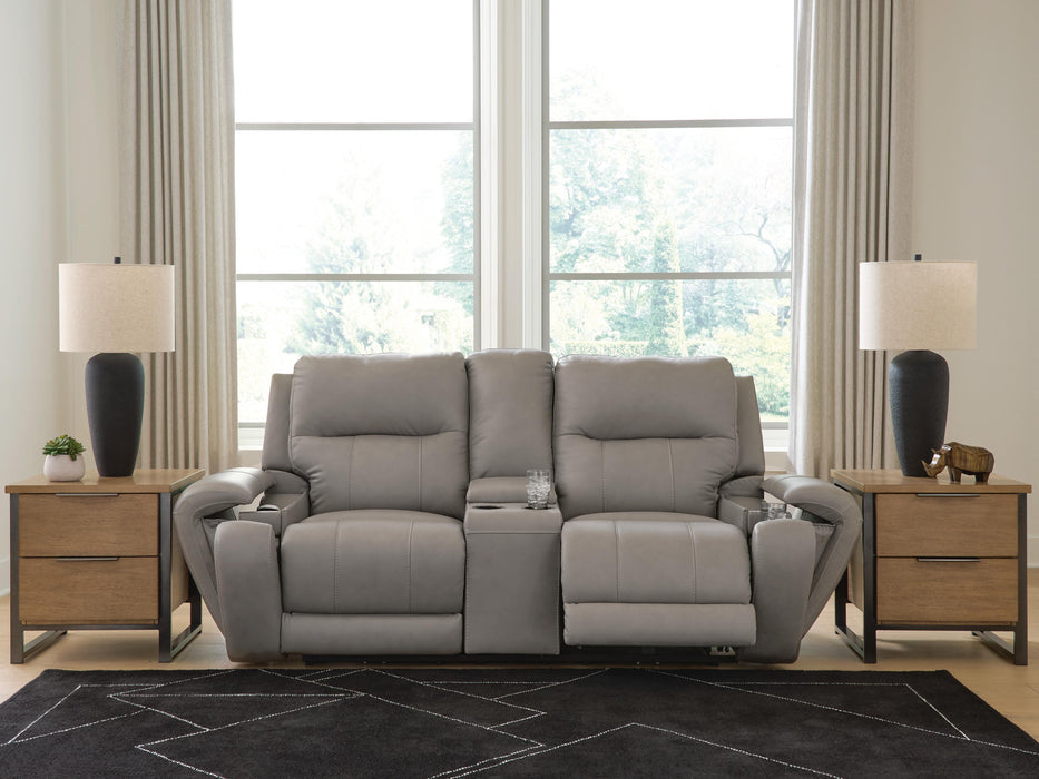 Trendsetter Power Reclining Loveseat with Audio Seating