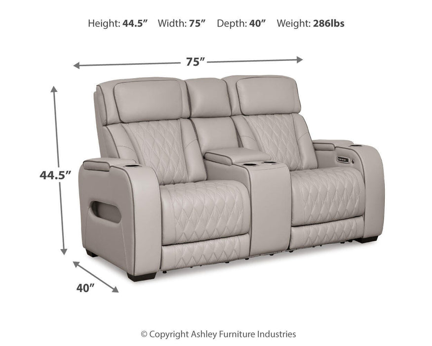 Boyington Power Reclining Loveseat with Console - Smart Rent To Own (PA) - Multi Location