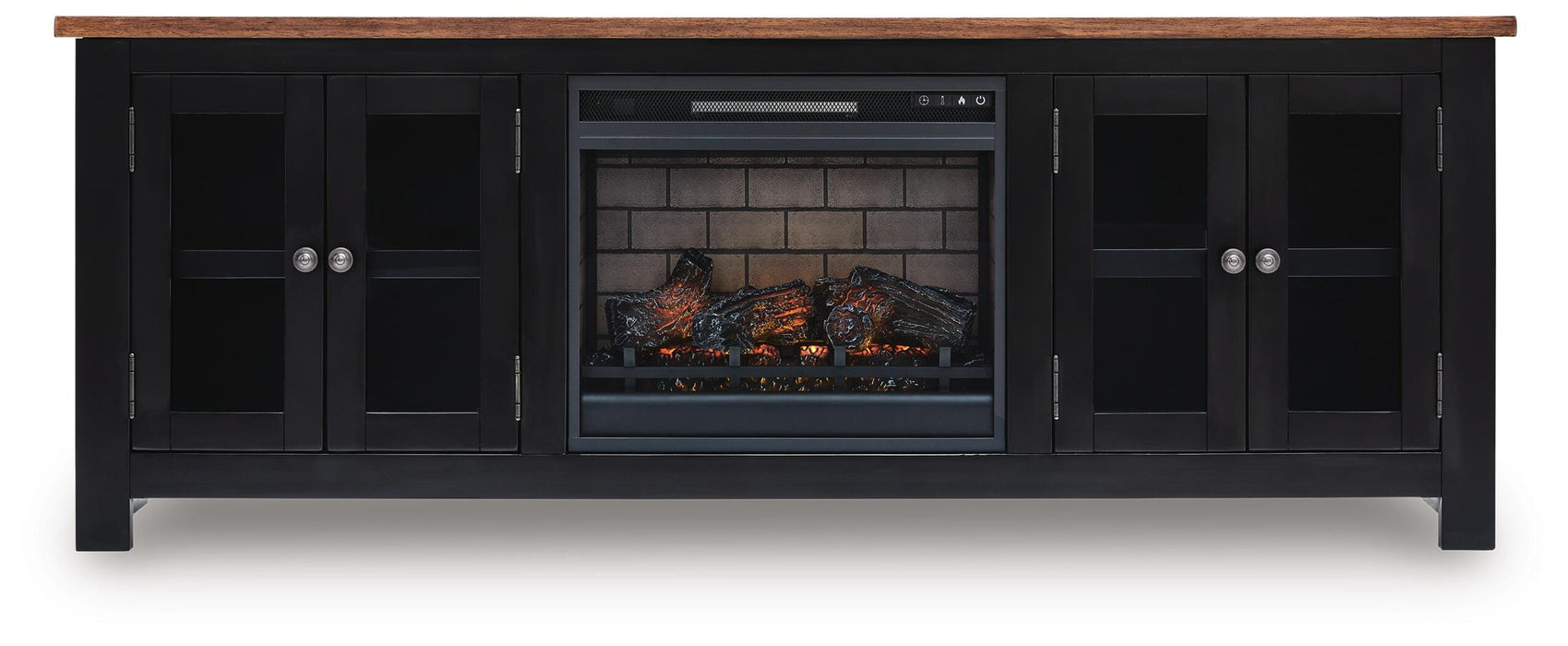 Wildenauer 76" TV Stand with Electric Fireplace - Smart Rent To Own (PA) - Multi Location