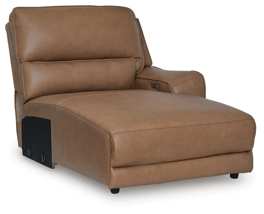 Silverbrooke Reclining Sectional with Double Chaise and Storage Consoles