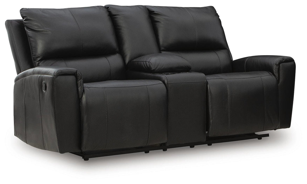 Danemere Reclining Loveseat with Console