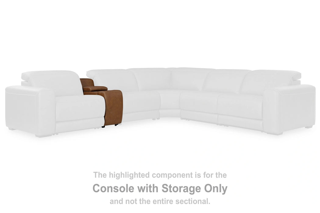 Rally-Up Power Reclining Sectional Loveseat with Console